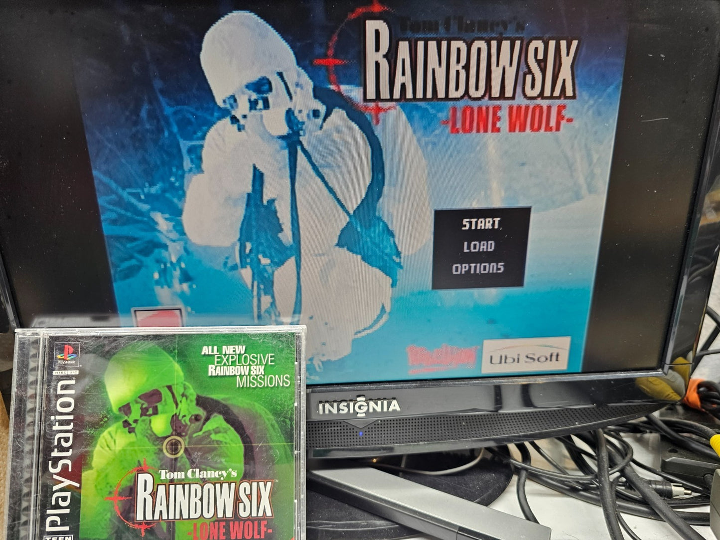 Tom Clancy's Rainbow Six: Lone Wolf (Sony PlayStation 1, 2002) Game Case Manual
