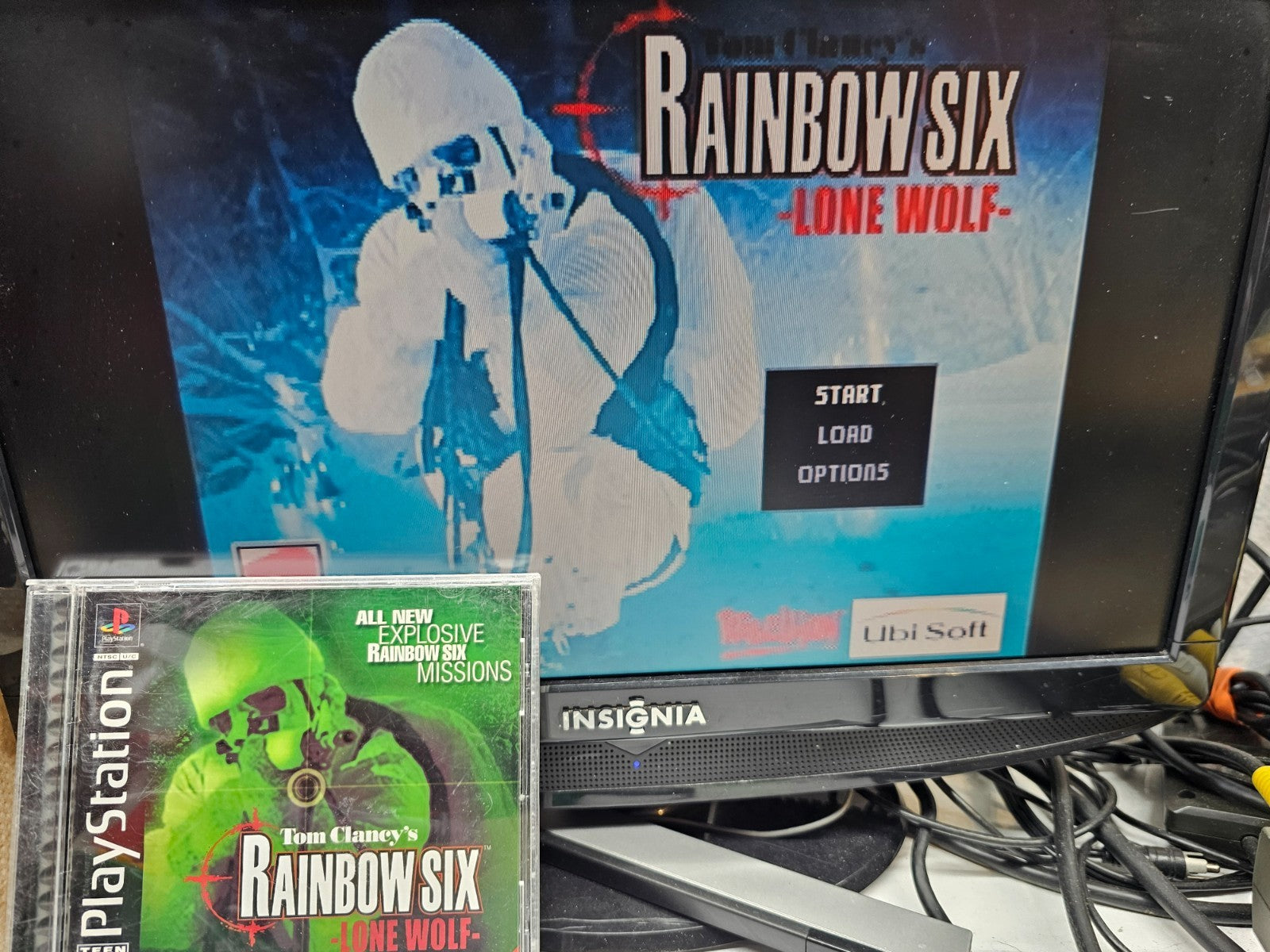 Tom Clancy's Rainbow Six: Lone Wolf (Sony PlayStation 1, 2002) Game Case Manual