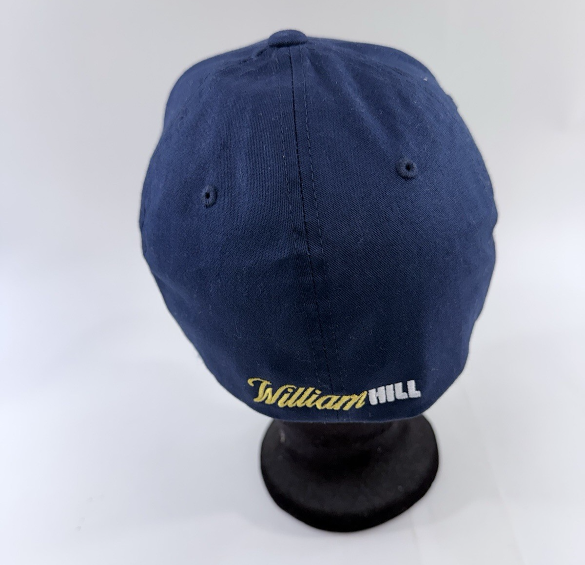 William Hill Flexfit Hat L/XL Navy Embroidered UK Sports Betting Promo Cap