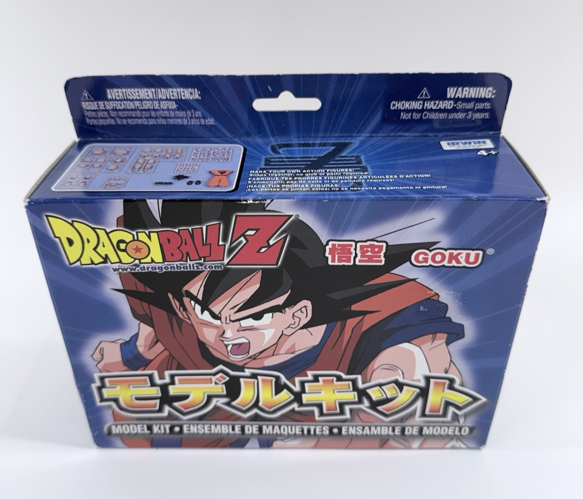 Irwin Toys 2000 Dragon Ball Z Goku Action Figure Model Kit - New, Sealed