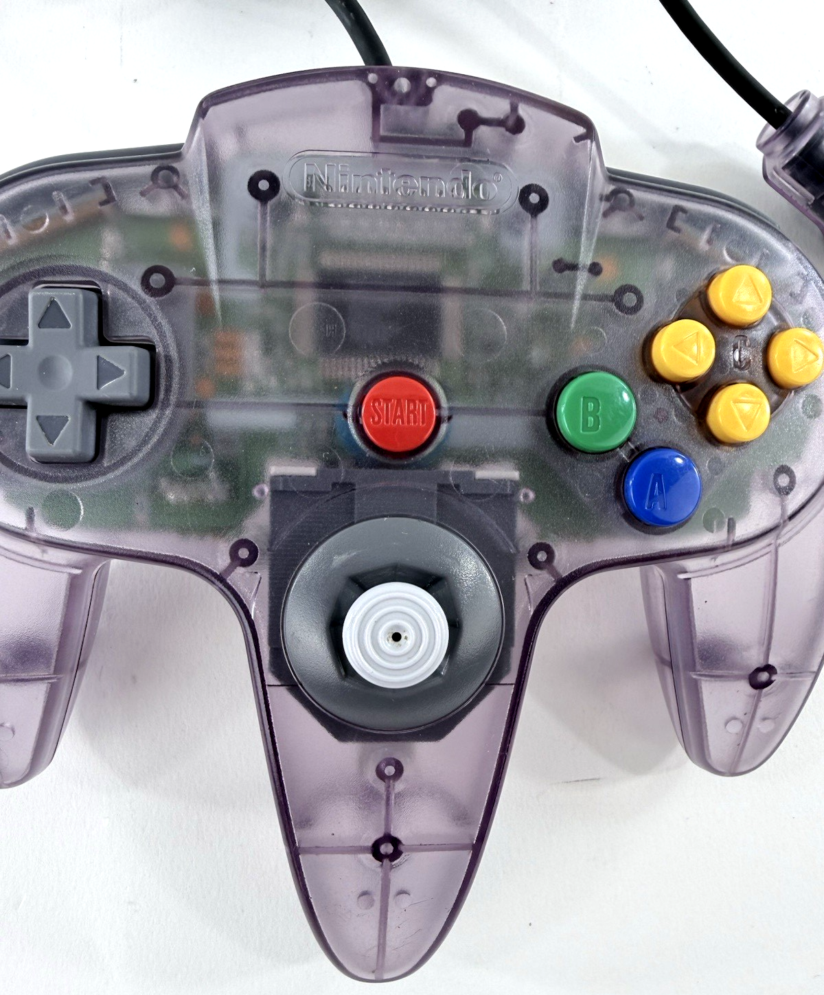 Nintendo 64 NUS-005 Funtastic Atomic Purple Controller - Tested and Working
