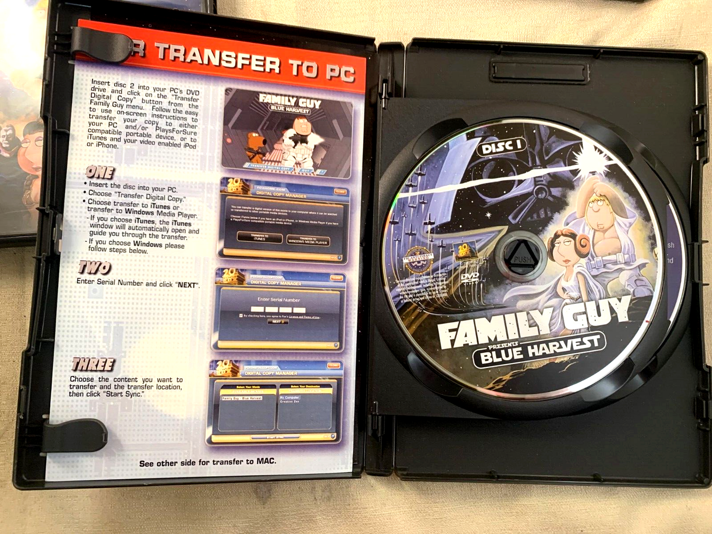 Family Guy: It's a Trap! (DVD bundle) Blue Harvest/Stewie Griffin: The Untold...