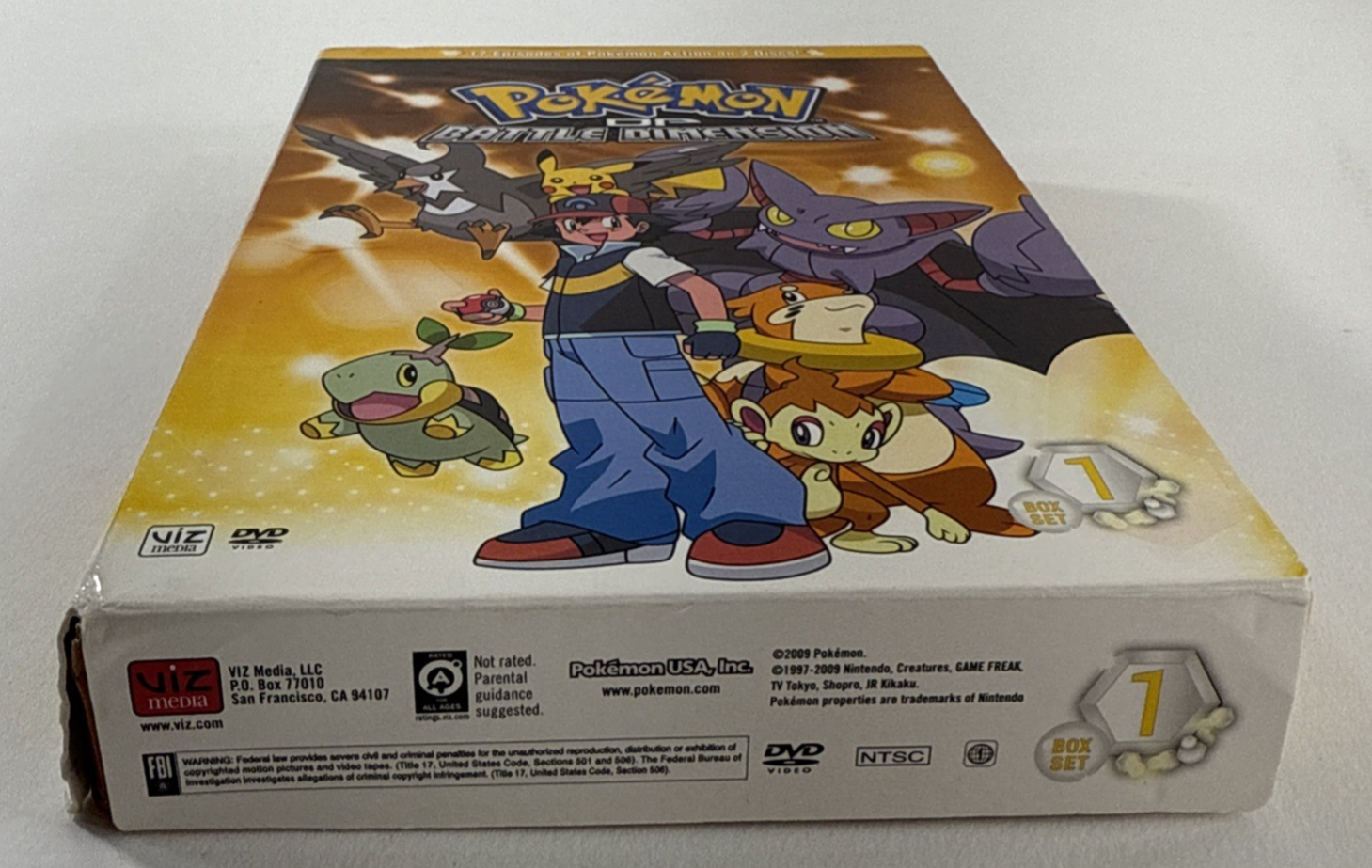 Pokemon: Diamond & Pearl Battle Dimension Box Set 1 (DVD Box Set) Tested