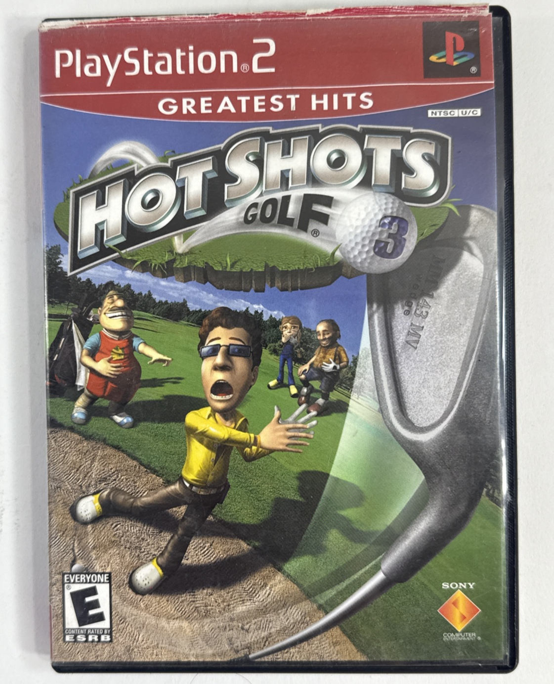 Hot Shots Golf 3 (PlayStation 2, 2003) Game Case Manual Registration - Tested