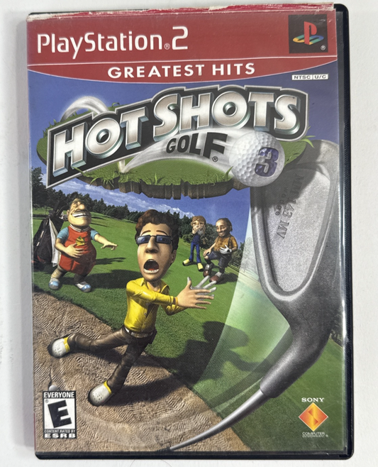 Hot Shots Golf 3 (PlayStation 2, 2003) Game Case Manual Registration - Tested