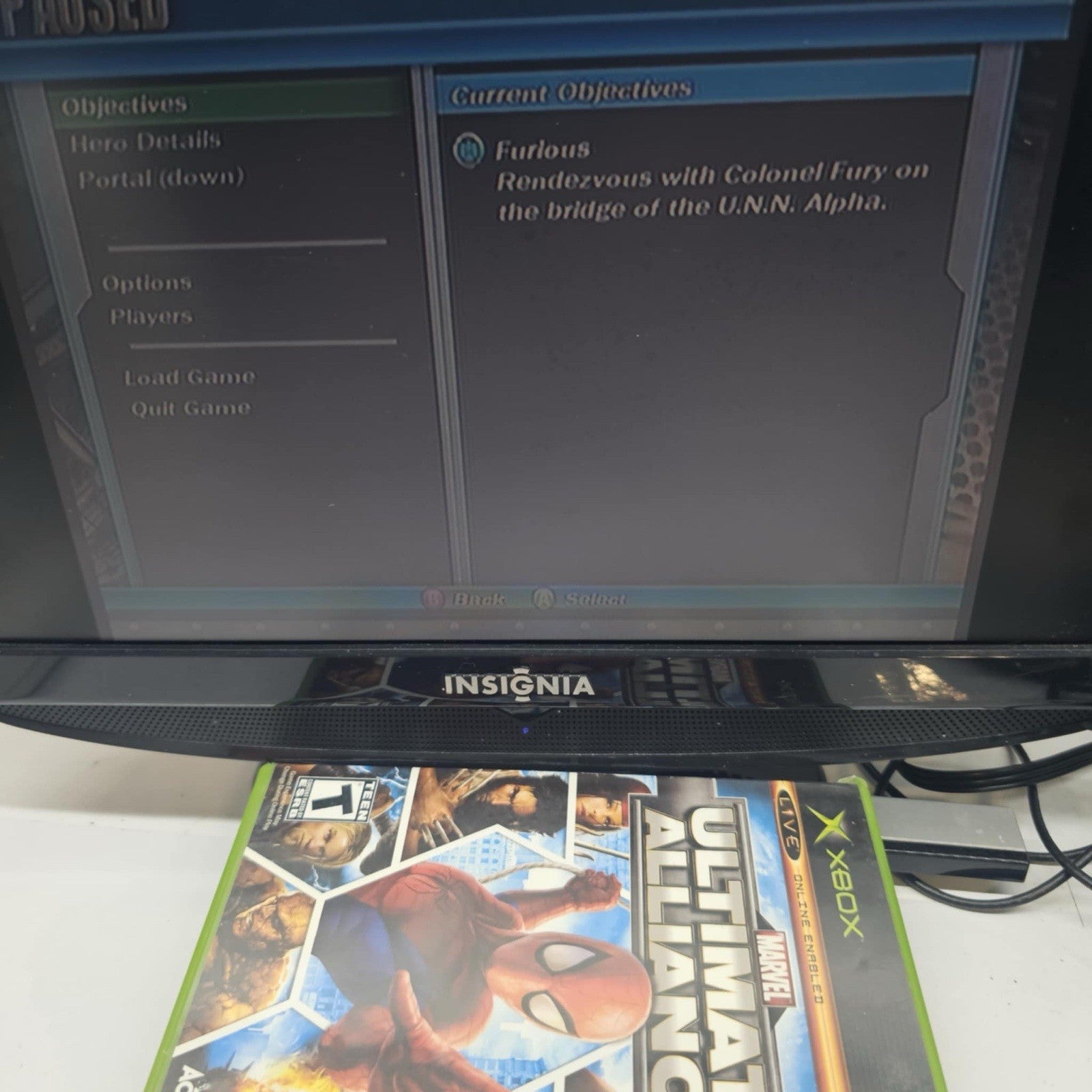 Marvel: Ultimate Alliance (Microsoft Xbox, 2006) Game Case Manual - Tested