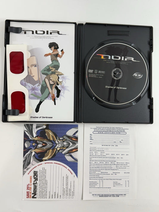 Noir - Vol. 1: Shades of Darkness (DVD, 2003) with Inserts & 3D glasses - Tested