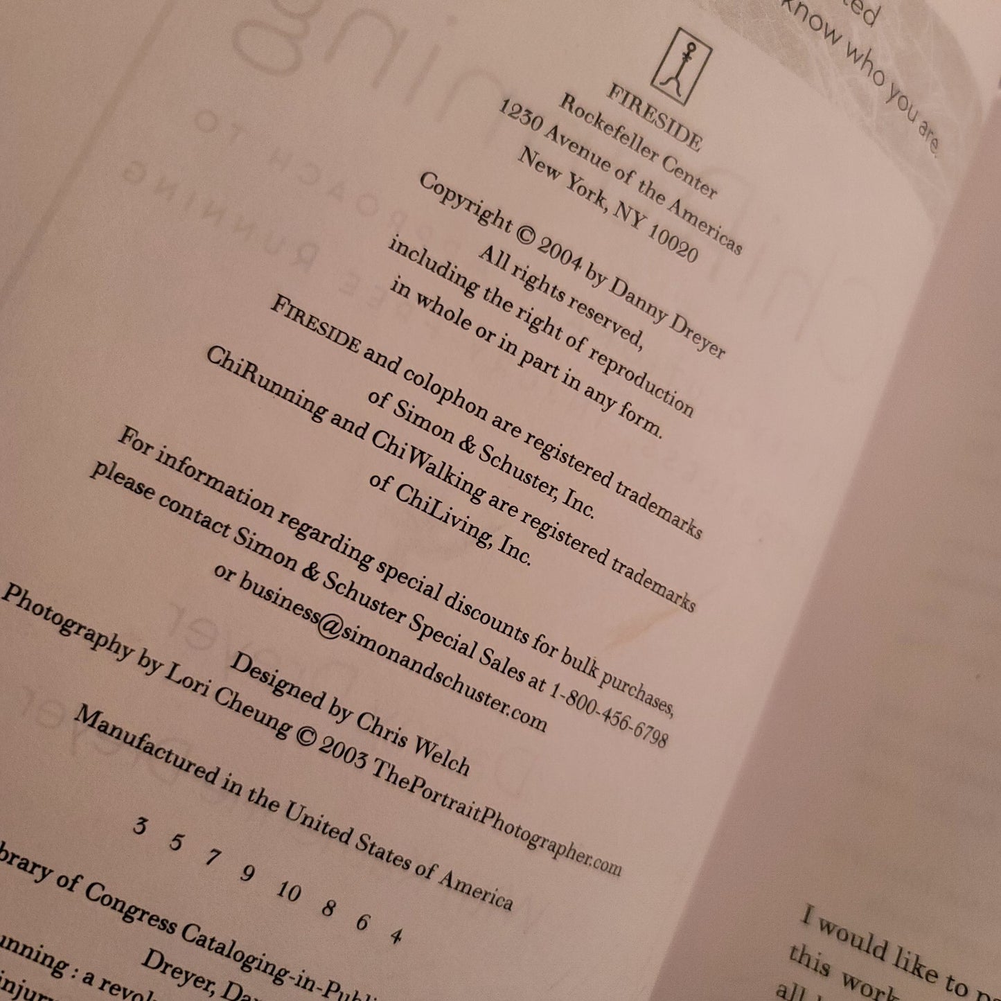 Barefoot Running by Jessica Lee; Michael Sandler Chi Running Marathon Book Lot