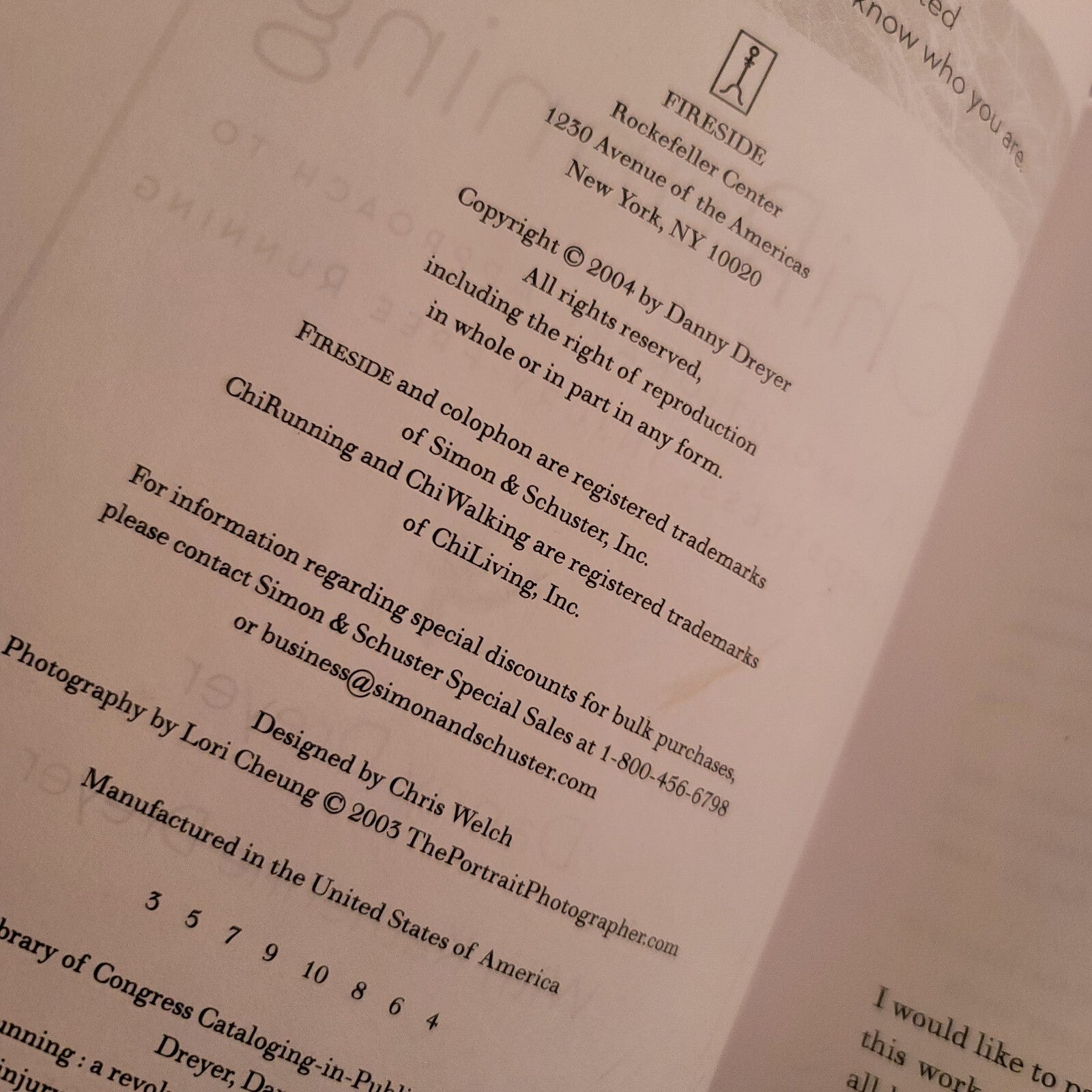 Barefoot Running by Jessica Lee; Michael Sandler Chi Running Marathon Book Lot