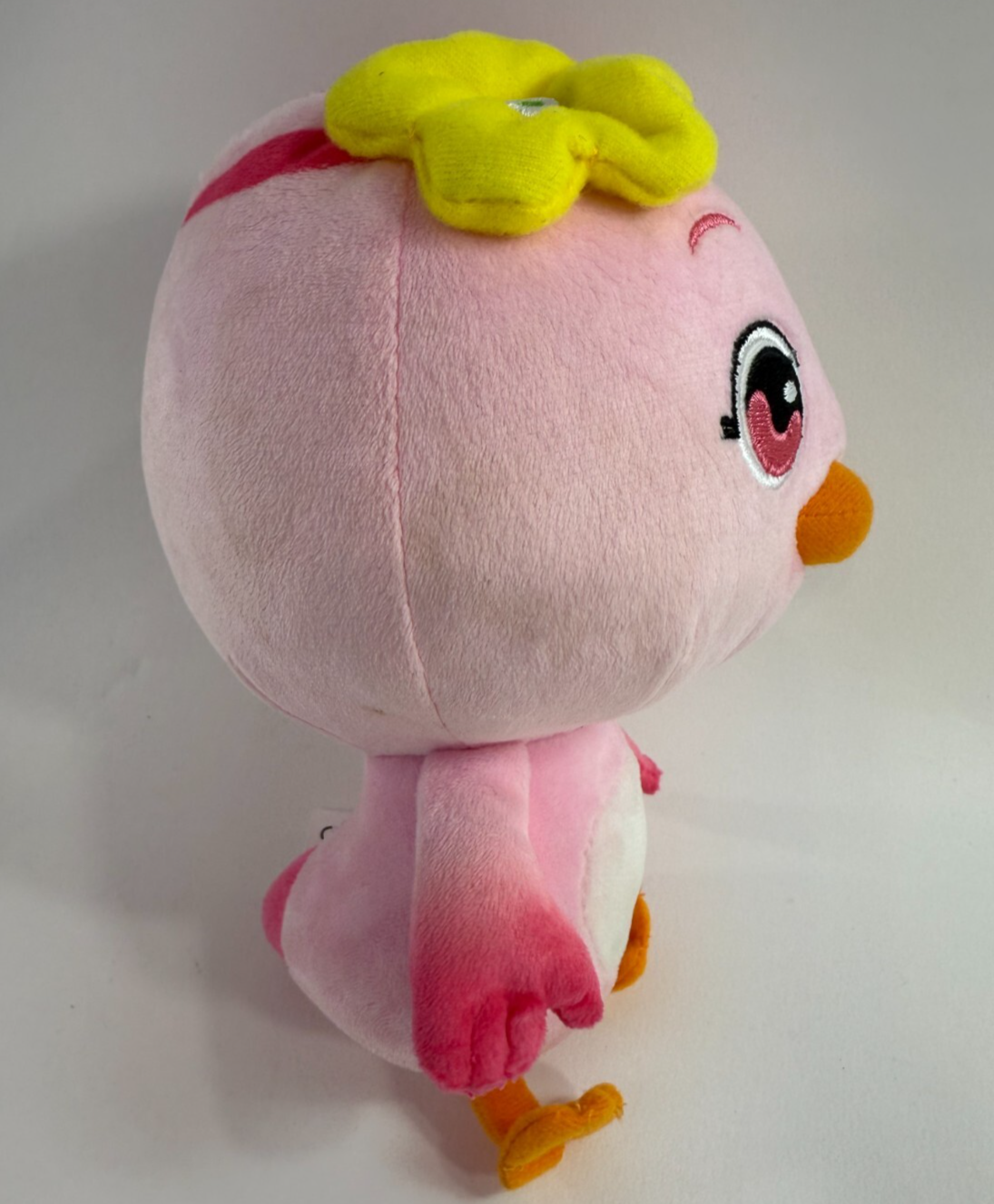 Alpha Group 2019 Katuri 8" Duri Pink Bird Plush - Korean Animation