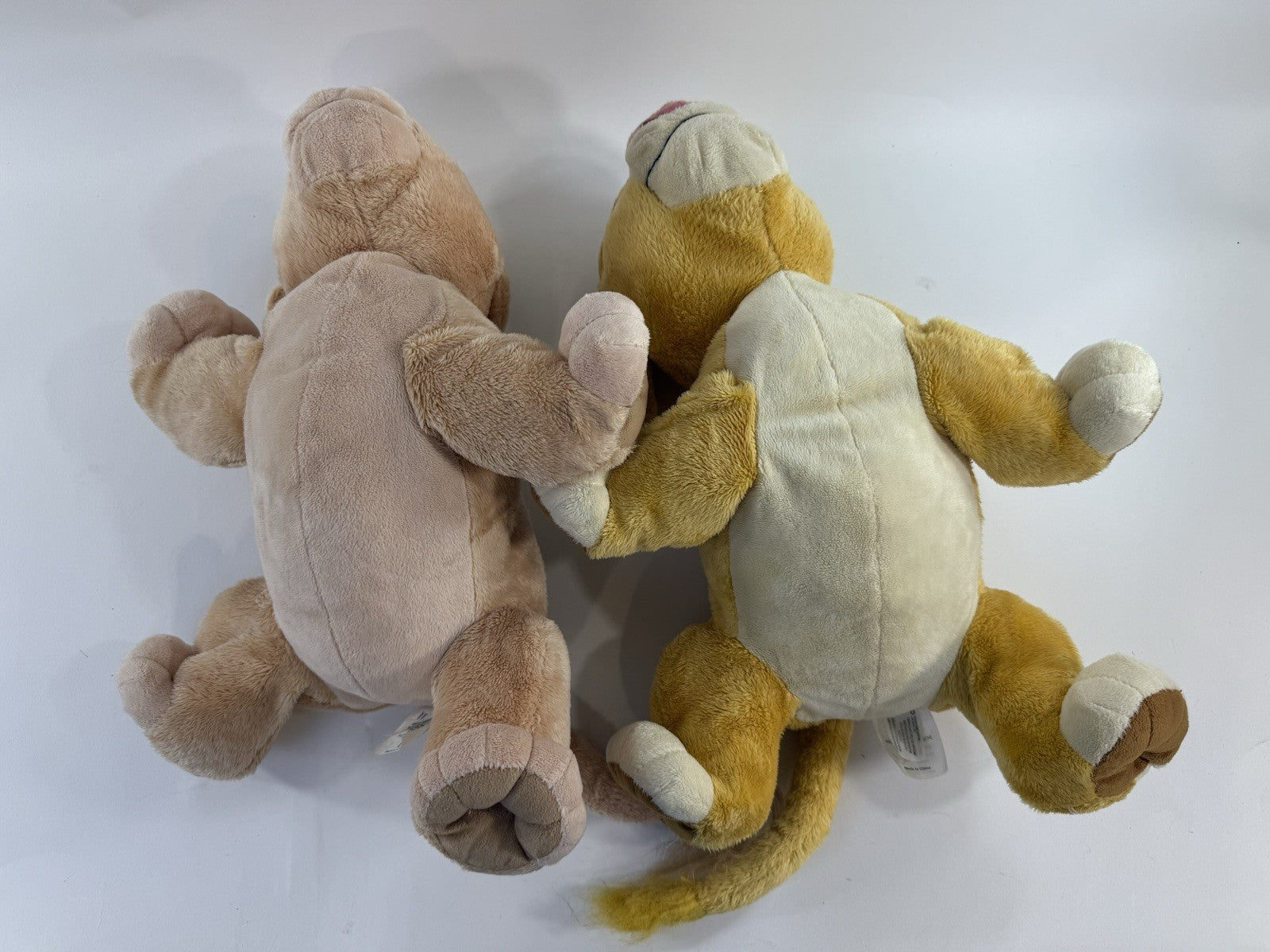 Disney Store 2011 The Lion King 14" Simba and Nala Plush Set