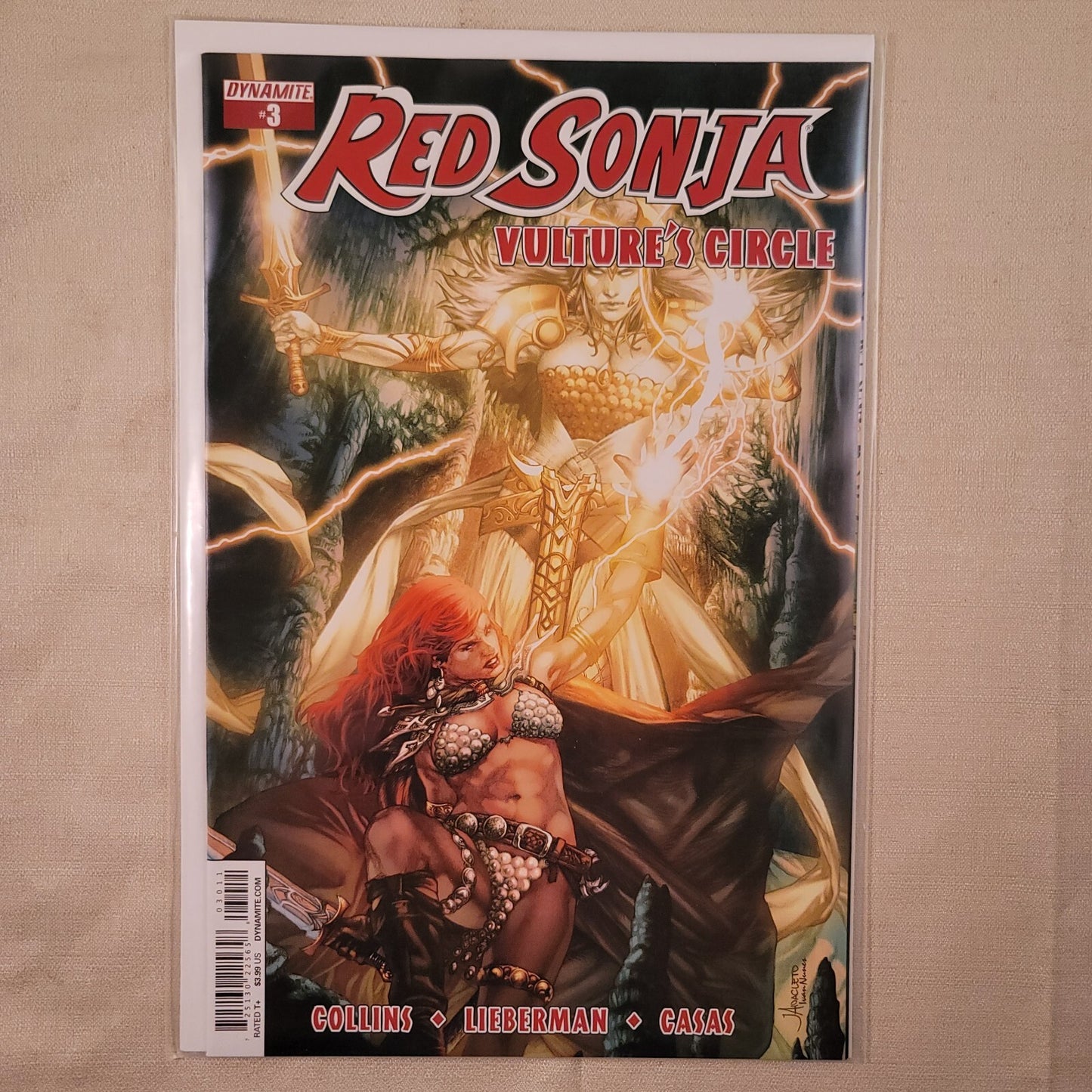 Red Sonja Vulture's Circle #3 Anacleto Cover Dynamite 2015