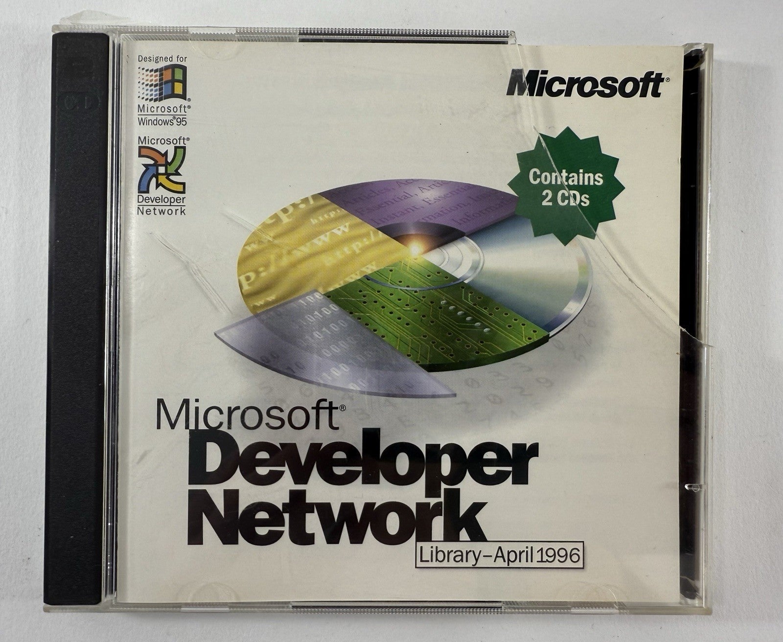 Microsoft Development Network 1995/96 Software Bundle with Visual C++ And Keys