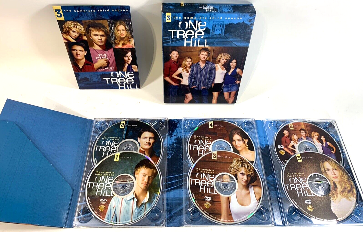 One Tree Hill - Seasons 1-5 (DVD, 2009, 6-Disc Sets) 1 2 3 4 5  - Tested