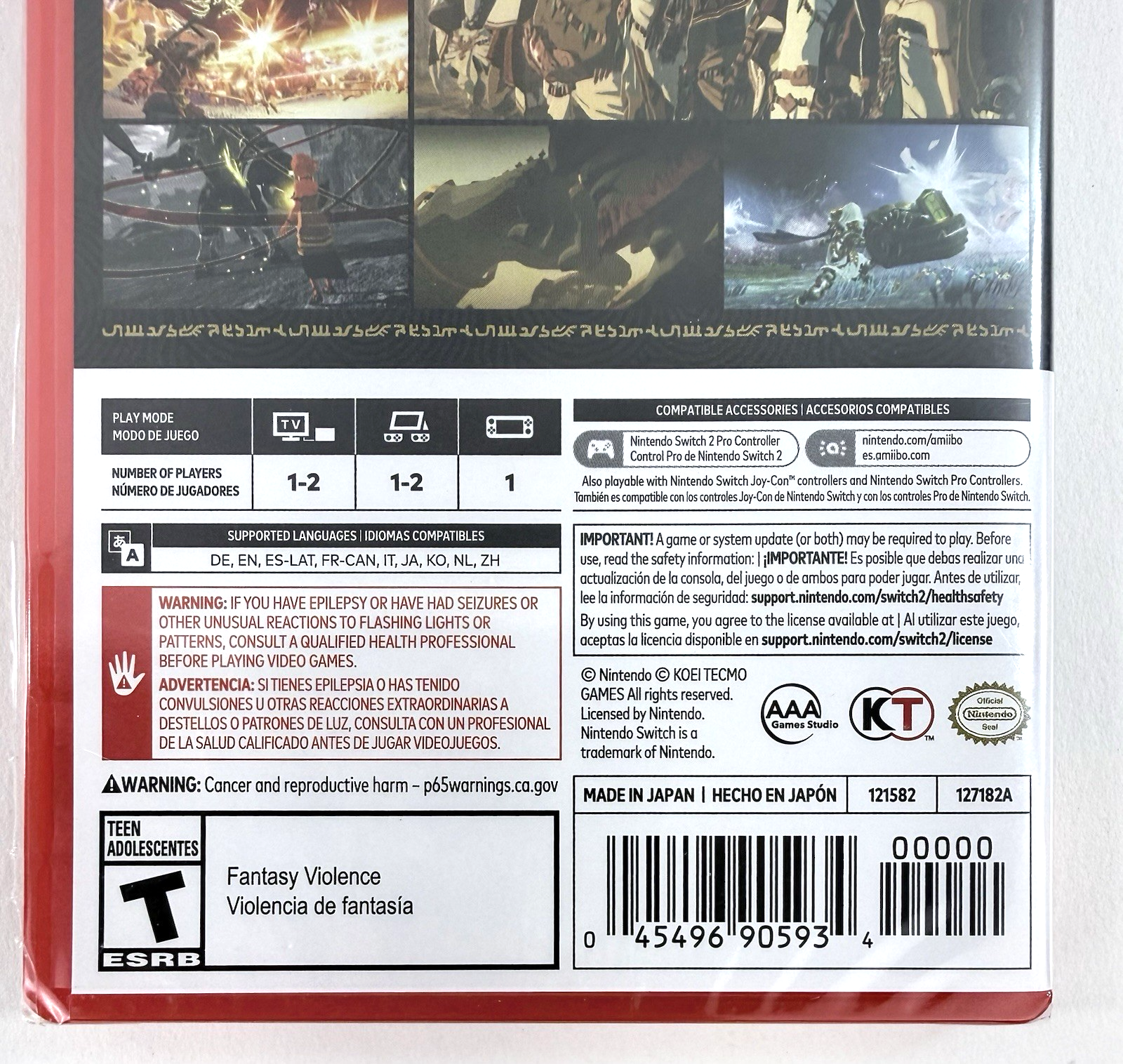 Hyrule Warriors: Age of Imprisonment (Nintendo Switch 2, 2025) - New, Sealed