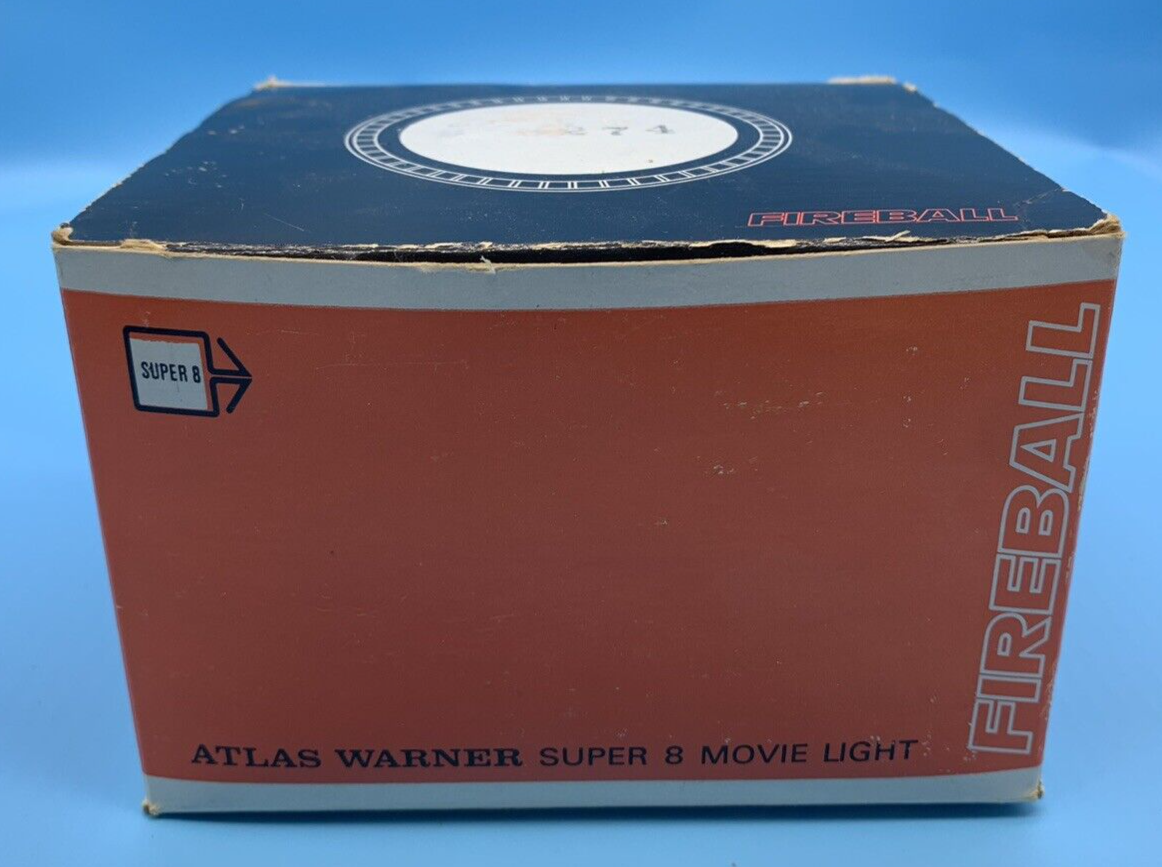Atlas Warner Fireball Super 8 650 Watt Quartz Lamp Movie Light - Tested