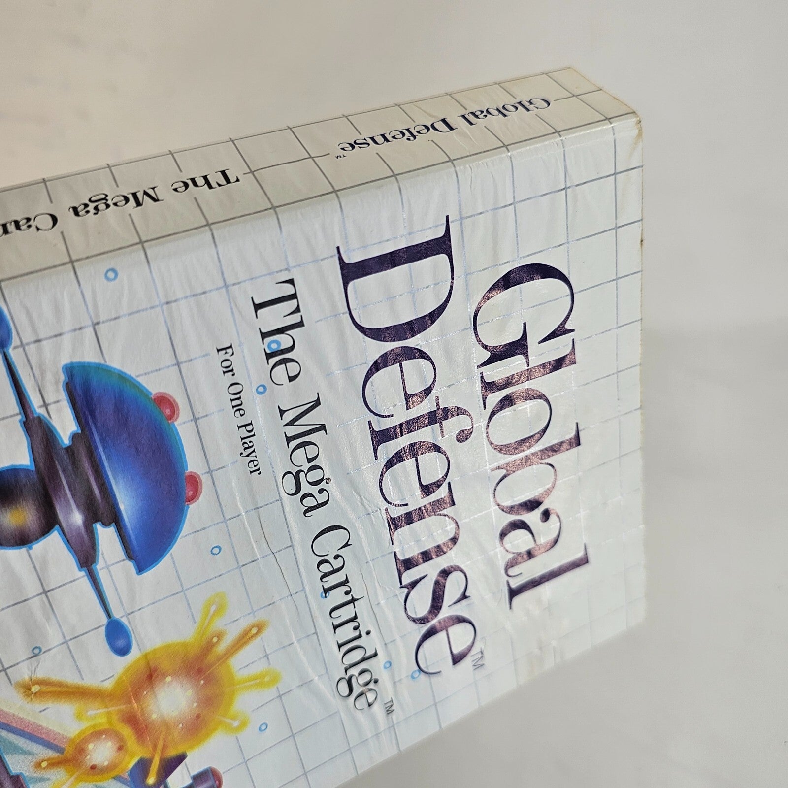 Global Defense (Sega Master System, 1987) Game and Case - Tested - Read