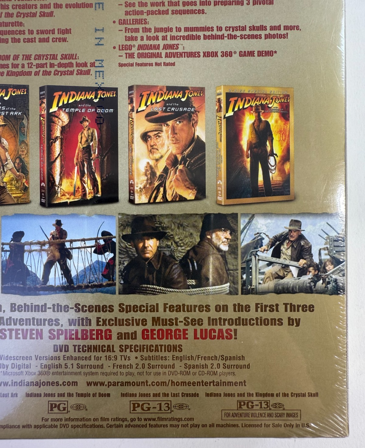 Indiana Jones: the Complete Adventure Collection (DVD, 2008) New, Factory Sealed