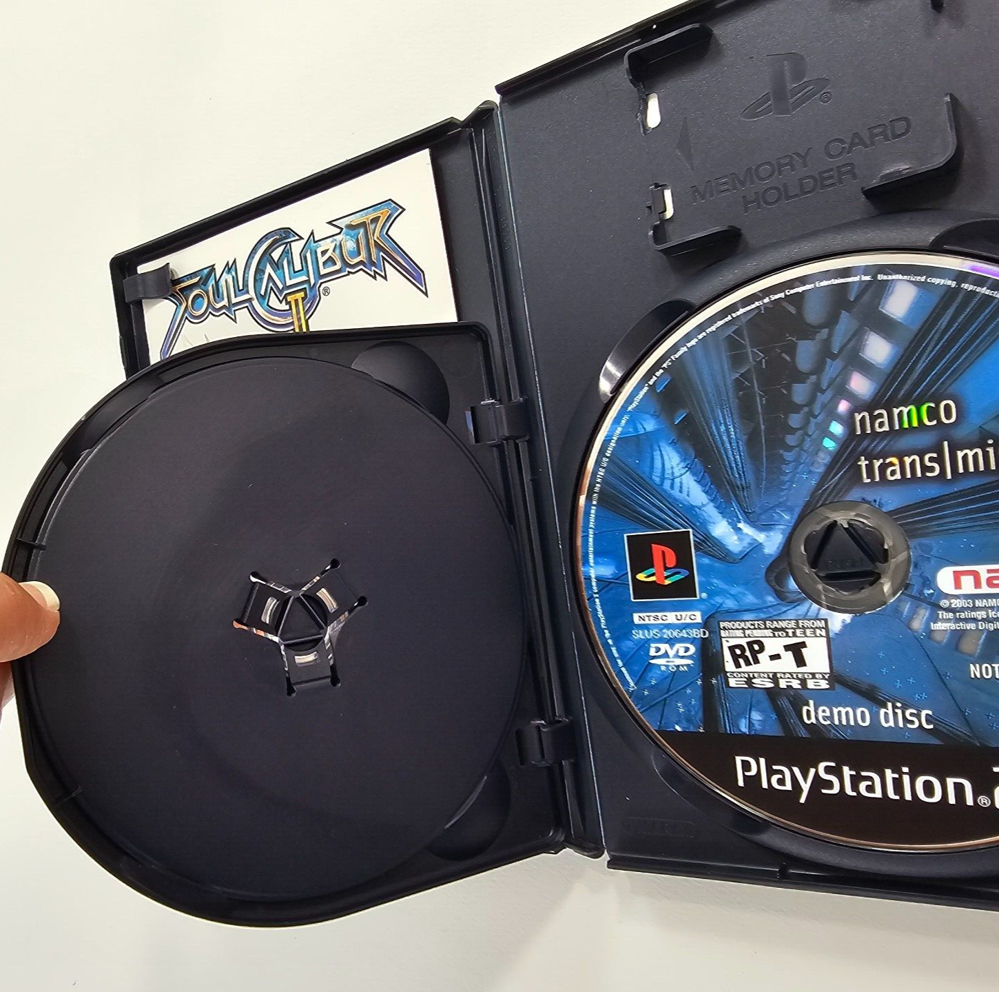 Soul Calibur II (PlayStation 2, 2003) Game Case Manual Registration Demo -Tested