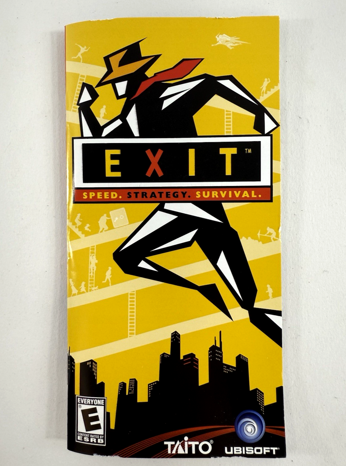 Exit (Sony PSP, 2006) Game Case Manual - Tested and Working