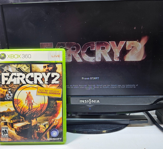 Far Cry 2 (Microsoft Xbox 360, 2008) Game Case Manual Survival Guide - Tested