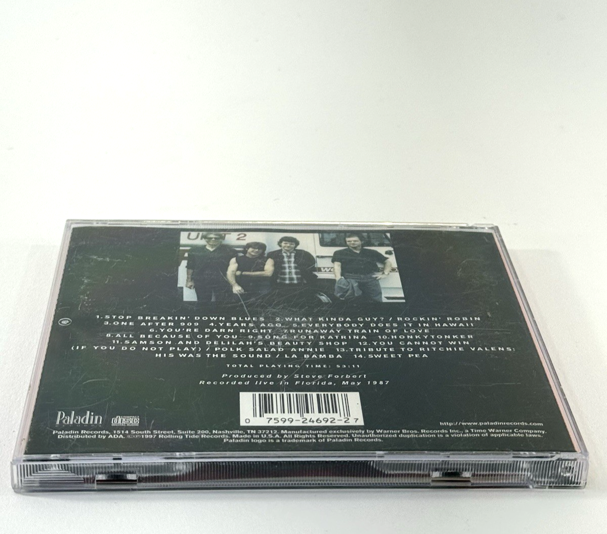 Here’s Your Pizza: Steve Forbert And The Rough Squirrels (CD Promo, 1997)