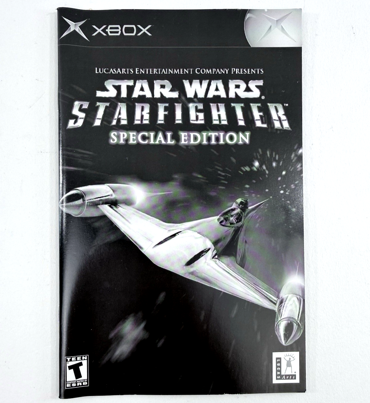 Star Wars: Starfighter Special Edition (Xbox, 2001) Game Case Manual - Tested