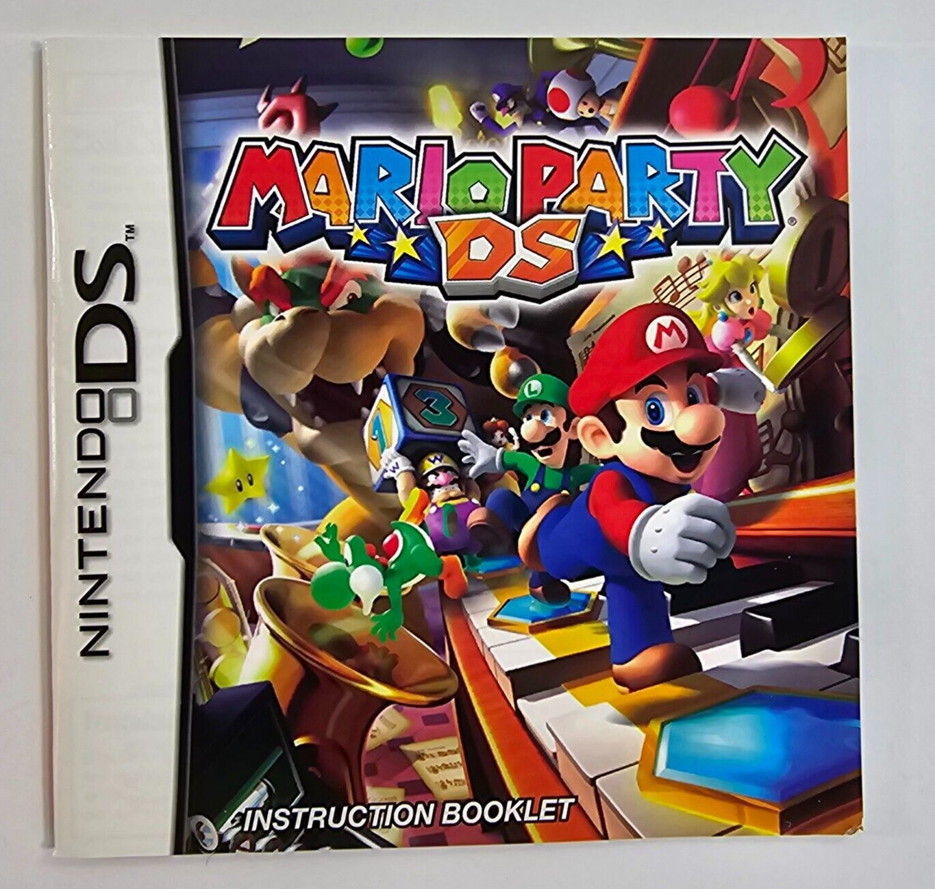 Mario Party DS (Nintendo DS, 2007) Case, Manual, Inserts Only - No Game