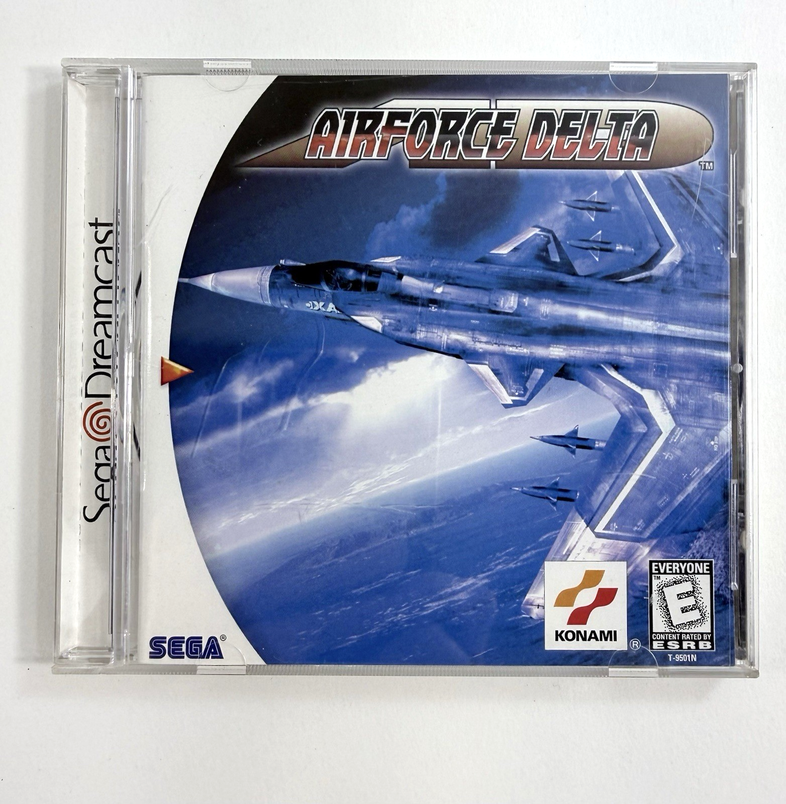 AirForce Delta (Sega Dreamcast, 1999) Game, Case, Manual - Tested And Working