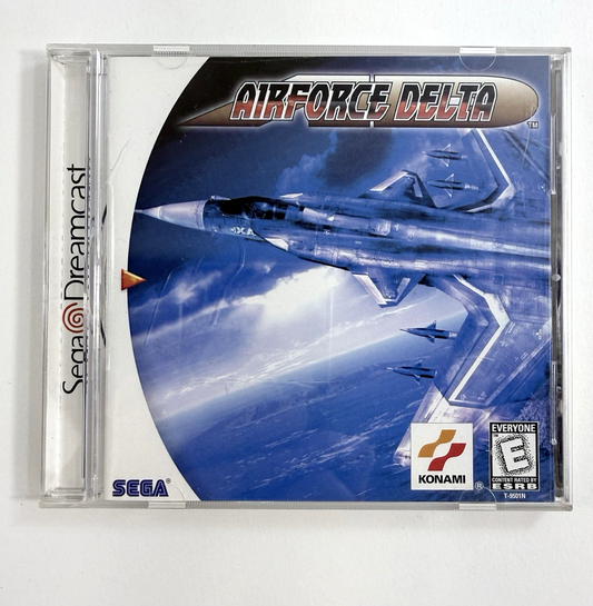 AirForce Delta (Sega Dreamcast, 1999) Game, Case, Manual - Tested And Working