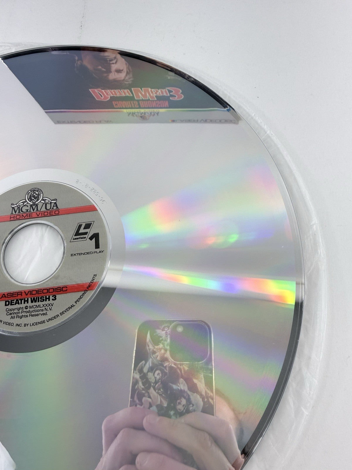 Death Wish 3 (Laserdisc, 1996) Extended Play Charles Bronson Film - Tested