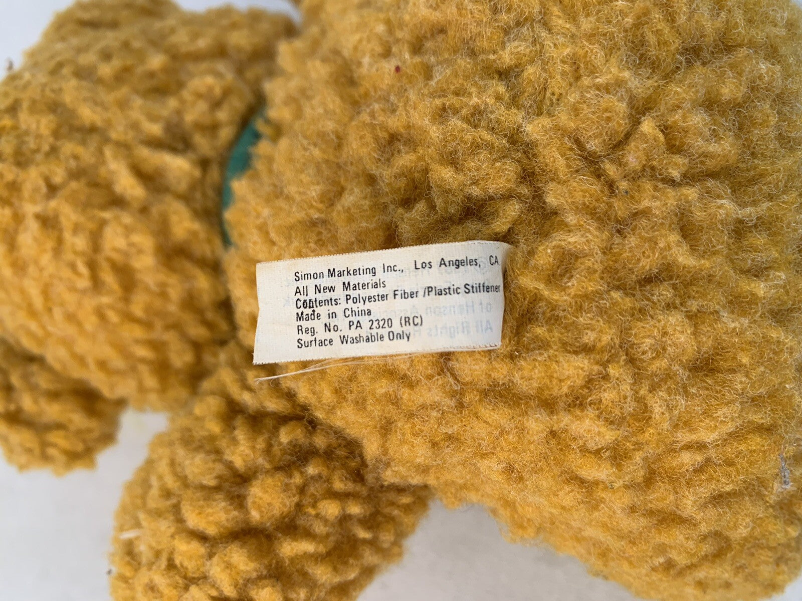 1987 Henson Associates, Inc.  7" Baby Fozzie Bear Plush