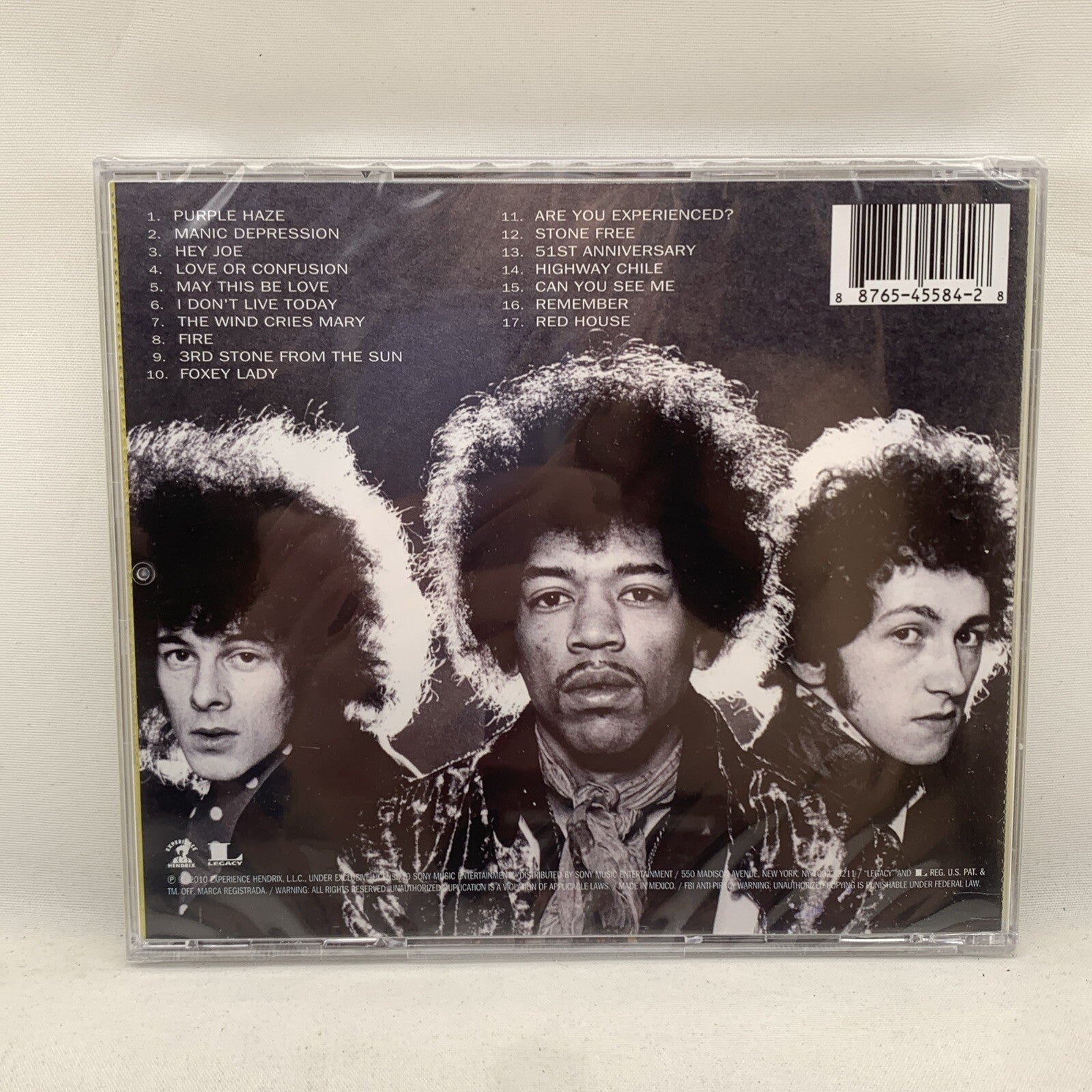 The Jimi Hendrix Experience: Are You Experienced (Sony, 2010) New, Sealed