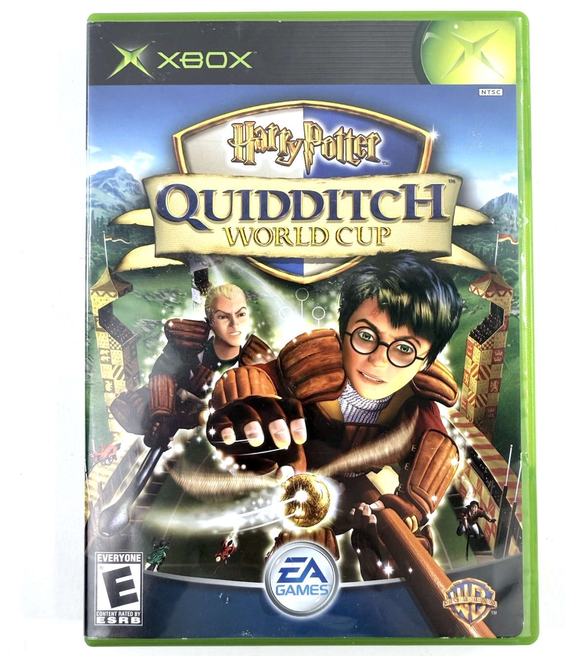 Harry Potter: Quidditch World Cup (Microsoft Xbox, 2003) Game and Case - Tested