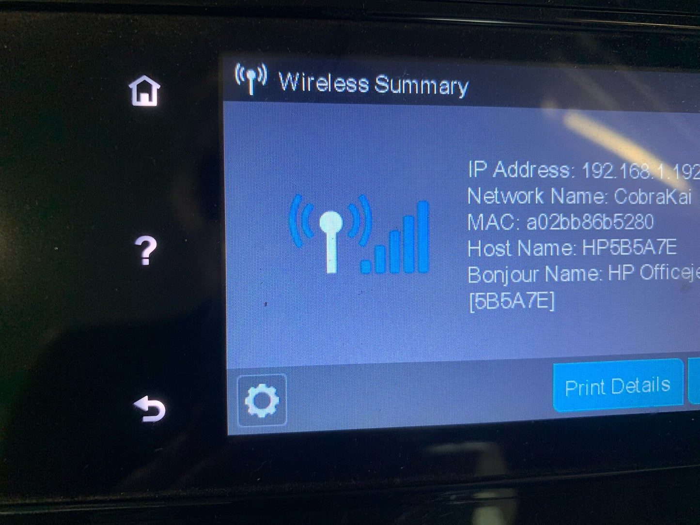 HP Officejet Pro 8625 e-All-in-One Printer - Tested and Working