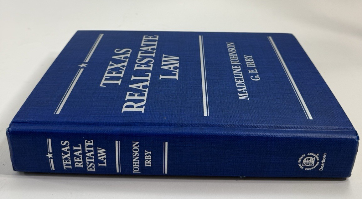 Texas Real Estate Law by Madeline Johnson/G. E. Irby (Hardcover, 1988)