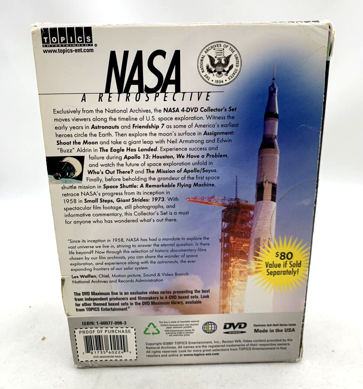 NASA: A Retrospective (DVD Space Bundle) From The Earth To The Moon