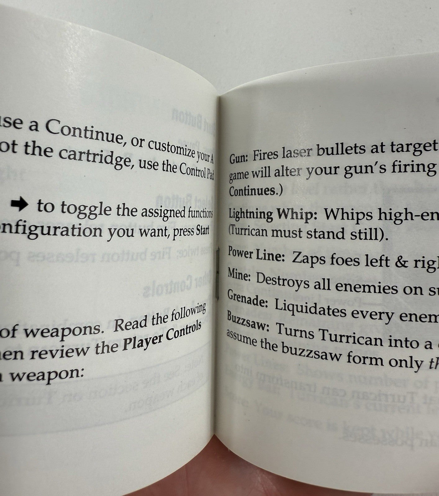 Turrican (Nintendo GameBoy, 1991) Game Box Manual Inserts - Tested and Working