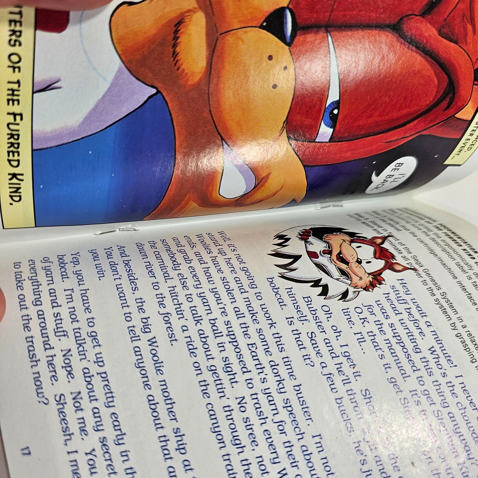 Bubsy (Sega Genesis, 1994) Game Box Manual Cards - Tested and Working