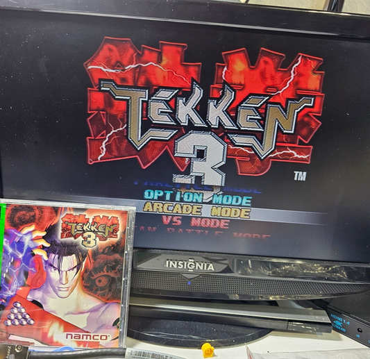 Tekken 3 (Sony PlayStation 1, 1998) Game Case Manual Registration - Tested