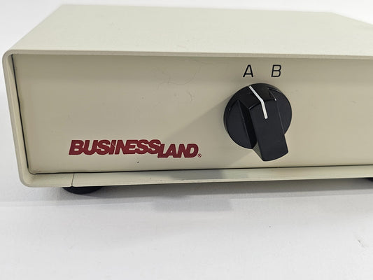 BusinessLand Manual DB-25 A/B Data Switch Box - Parallel Port Selector  - Tested