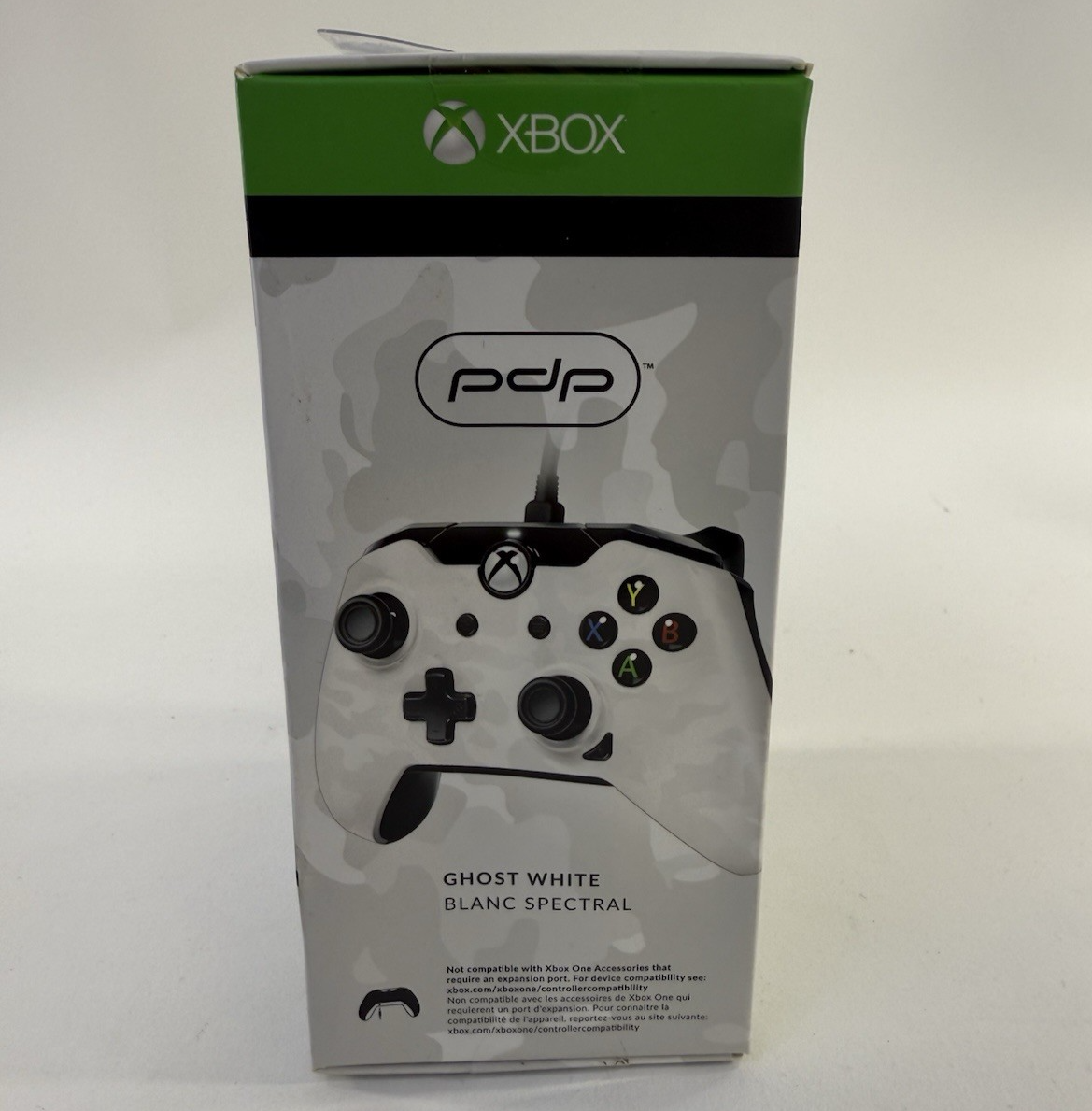 PDP 2017 Stealth Series Ghost White Wired Controller for Xbox One/Windows - New