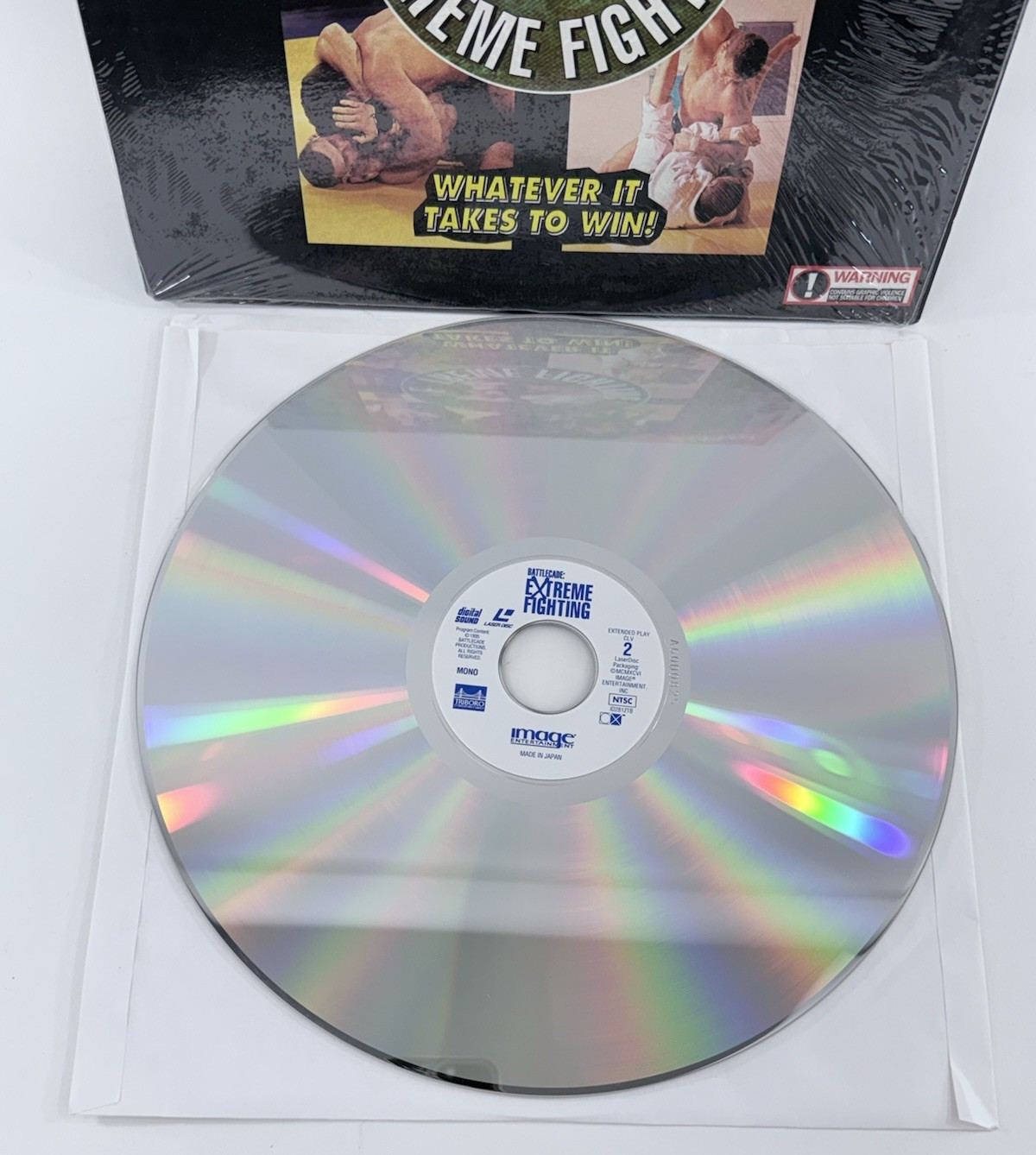 Battlecade Extreme Fighting (Laserdisc, 1995) Extended Play - Tested and Working