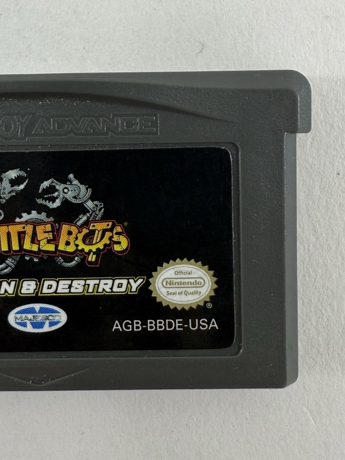 BattleBots: Design & Destroy (Nintendo GameBoy Advance, 2003) Game Cartridge