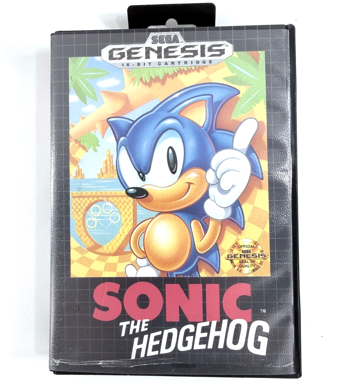 Sonic The Hedgehog (Sega Genesis, 1991) Original Retail Case & Manual - No Game