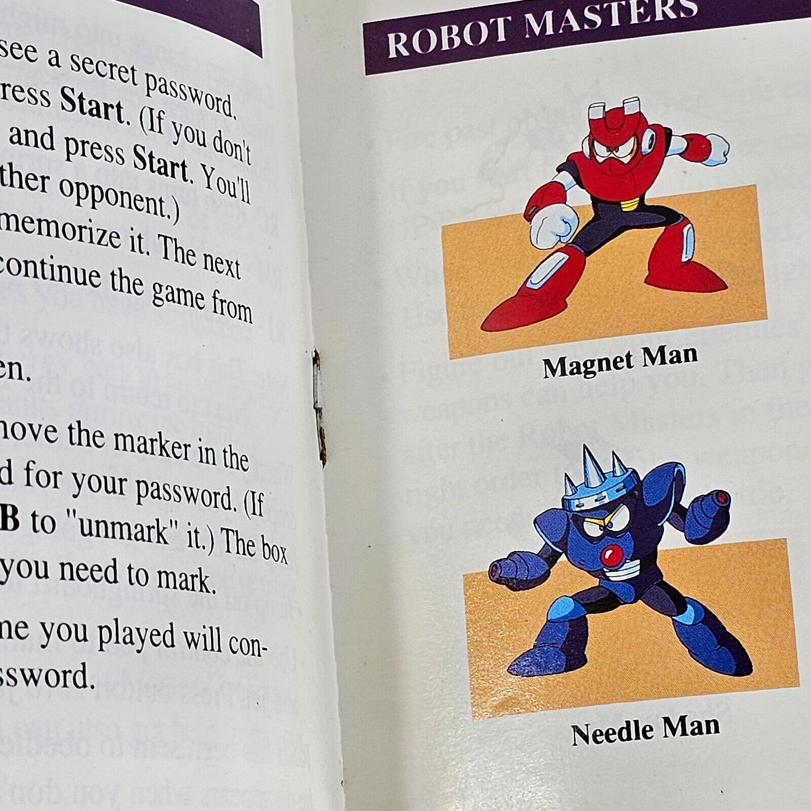 Mega Man 3 (Nintendo Entertainment System, 1990) Instructional Manual NES-XU-USA