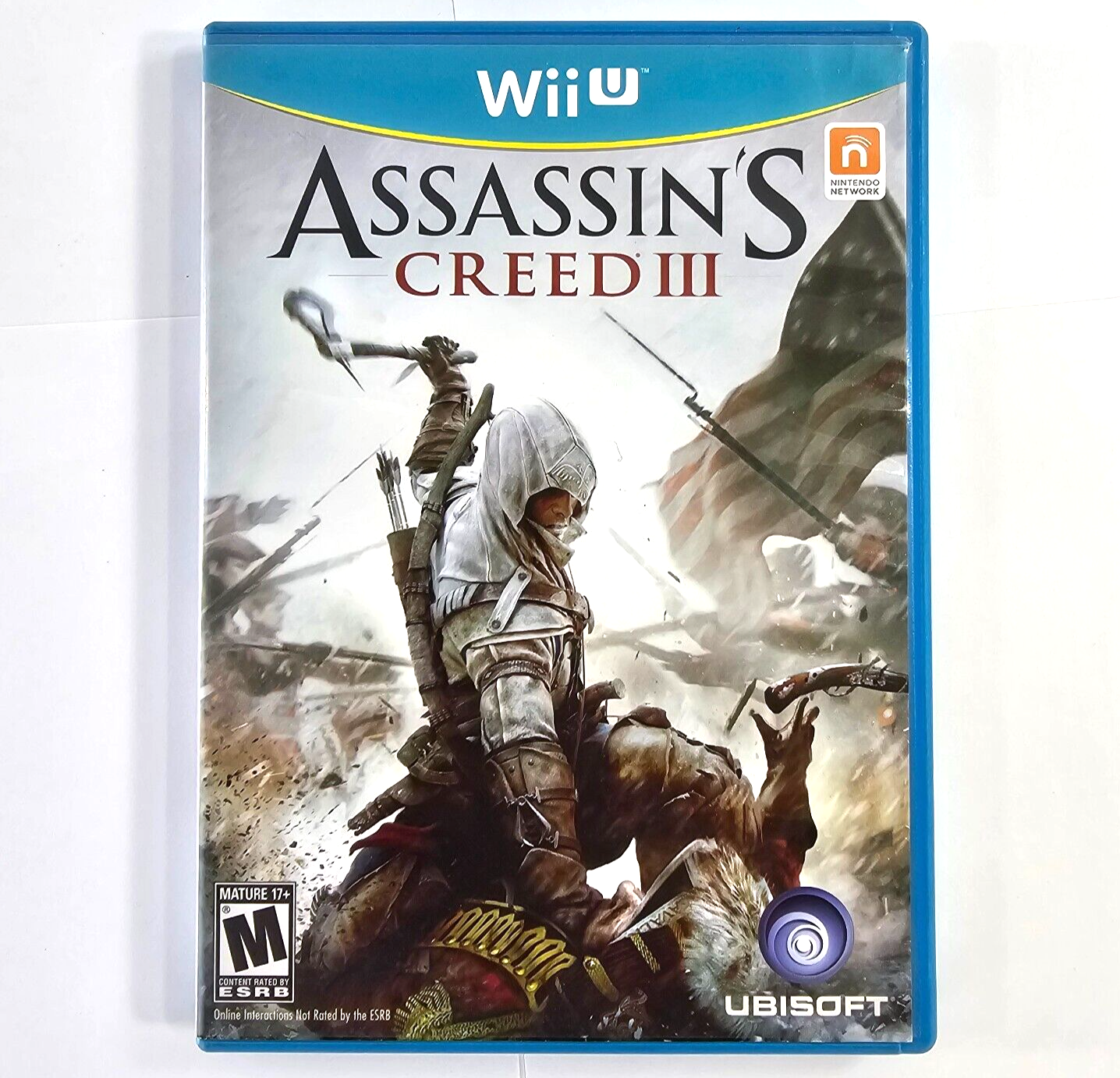 Assassin's Creed III (Nintendo Wii U, 2012) Game Case Manual - Tested