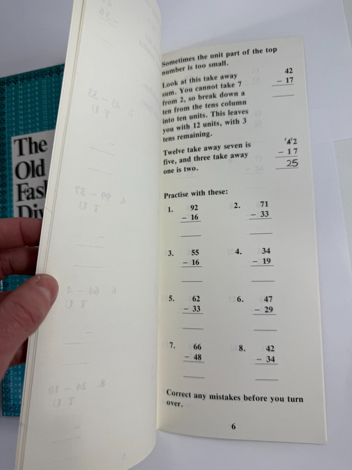 The Old Fashioned Division Book/Multiplication/Taking-Away Book (Math Bundle)