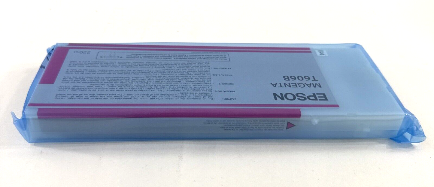 Epson K3 Ultrachrome Magenta Ink Cartridge T606B Exp Date: 2018 - New