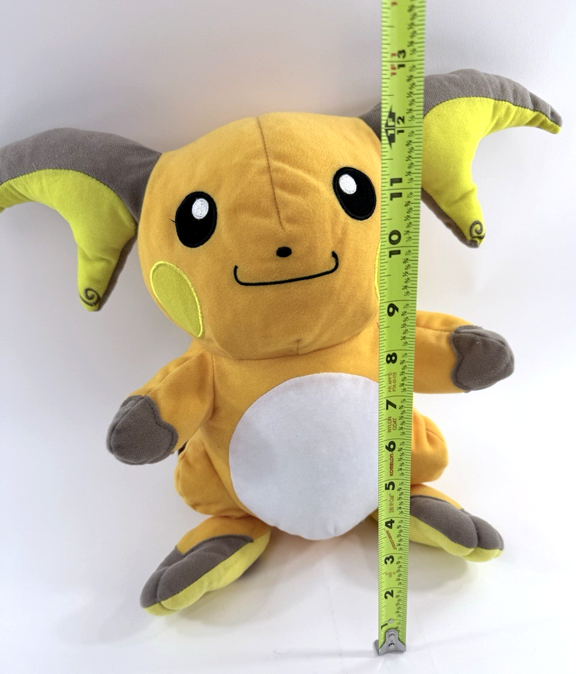 Toy Factory 2018 Pokémon 12" Raichu Medium Sized Plush